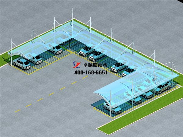  平凉黄瓜视频网站APP黄色【平凉巨星集团-停车棚】设计施工案例